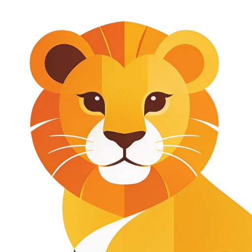 Friendly Little Roars lion mascot